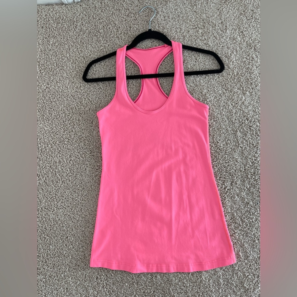 Women's Lululemon Cool Racerback (Luon Fabric) - Size 8, Pink